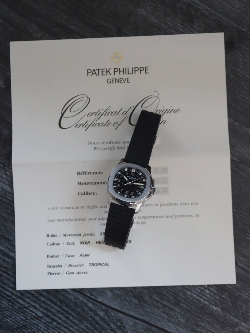 J38753: Patek Philippe Stainless Steel Aquanaut, Ref. 5066,  Box and Papers 2007