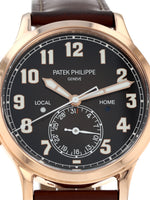 J38818: Patek Philippe 18k Rose Gold Calatrava Pilot Travel Time, Ref. 5524R, 2019 Full Set