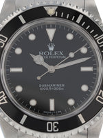 J39246: Rolex Stainless Steel Submariner "No Date", Ref. 14060, Circa