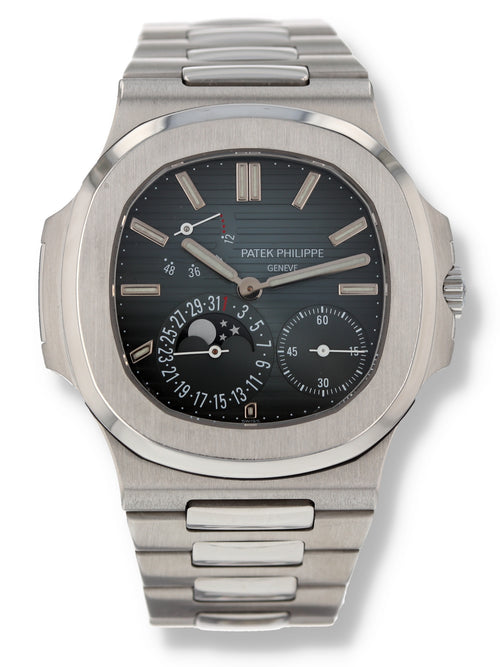 J39427: Patek Philippe Stainless Steel Nautilus Moonphase, Ref. 5712/1A, Box and 2012 Papers