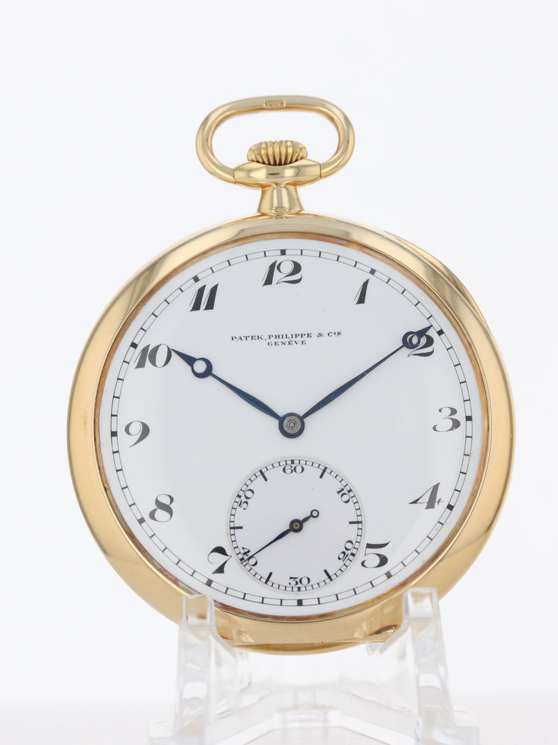 J39903: Patek Philippe 18k Yellow Gold Pocketwatch, Size 50mm