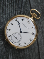 J39903: Patek Philippe 18k Yellow Gold Pocketwatch, Size 50mm