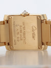 J39924: Cartier 18k Yellow Gold Ladies Tank Francaise, Quartz, Ref. WJTA0039, Box and Card