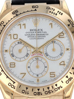 J39980: Rolex 18k Yellow Gold Daytona, Zenith Movement, Ref. 16518, 2000 Full Set