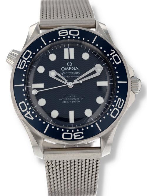 J40393: Omega Seamaster James Bond 60th Anniversary, Ref 210.30.42.20.03.002, 2024 Full Set UNWORN