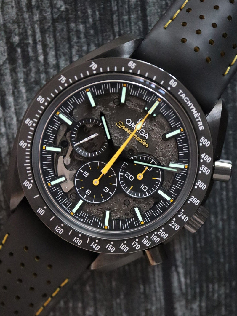 J40394: Omega Speedmaster Chronograph "Dark Side of the Moon" Apollo 8, 2024 Full Set LIKE NEW