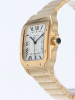 J40432: Cartier 18k Yellow Gold Large Santos, Automatic, Ref. WGSA0029, Box and 2024 Card