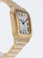 J40432: Cartier 18k Yellow Gold Large Santos, Automatic, Ref. WGSA0029, Box and 2024 Card