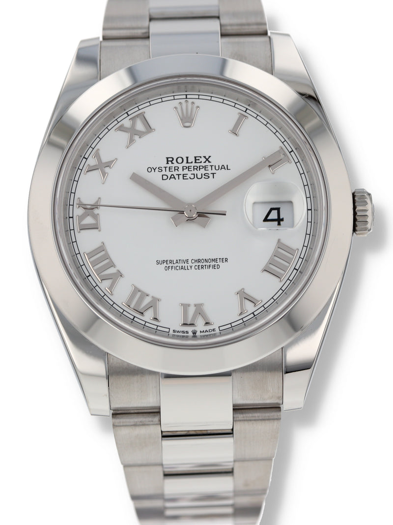 J40548: Rolex Datejust 41, Ref. 126300, 2024 Full Set