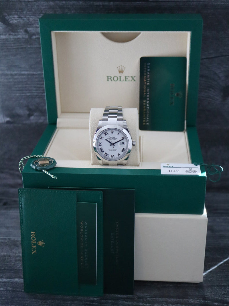 J40548: Rolex Datejust 41, Ref. 126300, 2024 Full Set