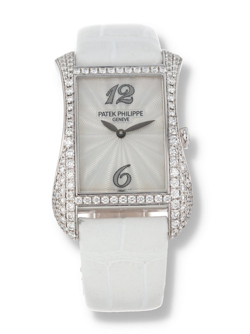 J40984: Patek Philippe 18k White Gold Gondolo Serata, Ref. 4972, Quartz
