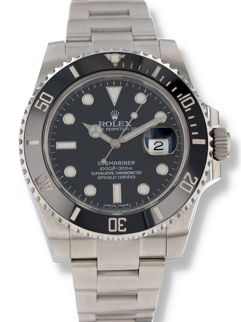 41140: Rolex Submariner 40, Ref. 116610LN, Rolex Box and 2015 Card