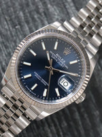 41050: Rolex Datejust 36, Ref. 126234, Full Set 2021 + 2025 CPO Card