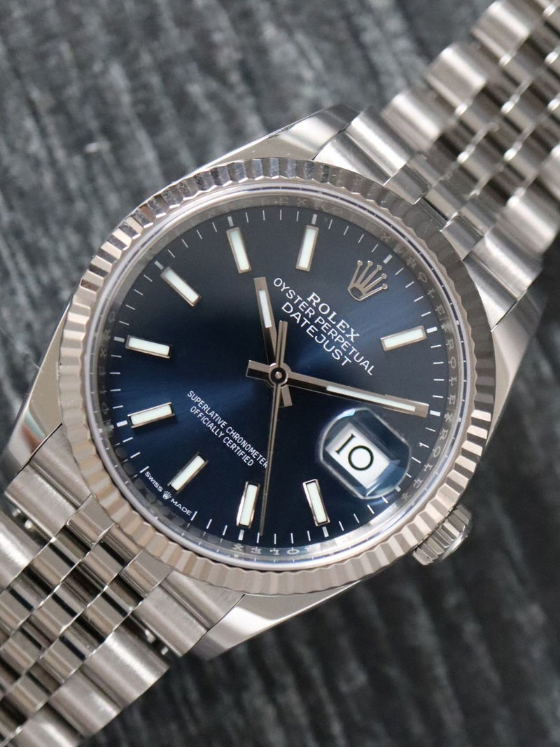 41050: Rolex Datejust 36, Ref. 126234, Full Set 2021 + 2025 CPO Card