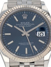 41050: Rolex Datejust 36, Ref. 126234, Full Set 2021 + 2025 CPO Card