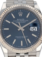 41050: Rolex Datejust 36, Ref. 126234, Full Set 2021 + 2025 CPO Card