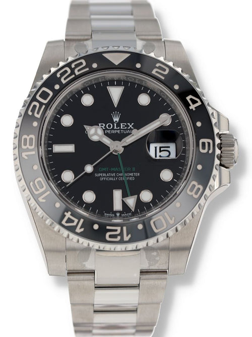 41017: Rolex GMT-Master II "Bruce Wayne", Ref. 126710GRNR, 2025 Full Set UNWORN