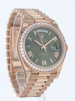 M41220: Rolex 18k Rose Gold Day-Date 40, Ref. 228345RBR, 2022 Full Set