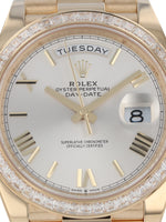 M38250: Rolex 18k Yellow Gold Day-Date 40, Ref. 228398TBR, 2021 Full Set As New