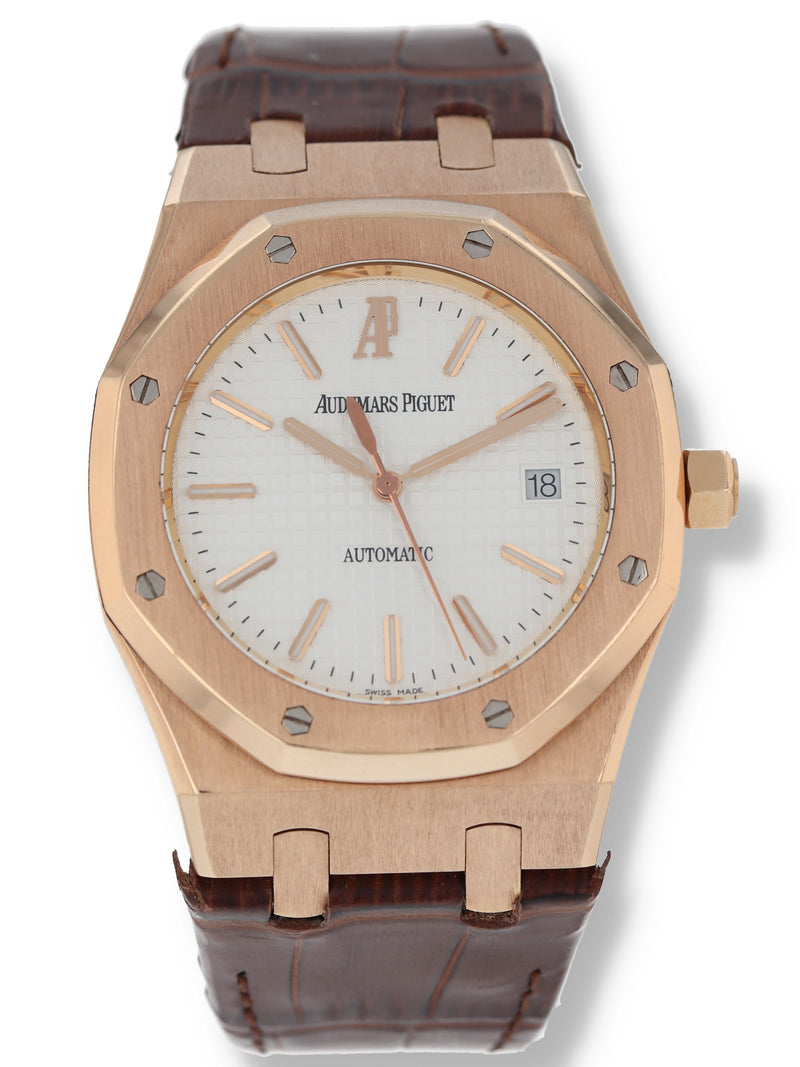 M38620: Audemars Piguet 18k Rose Gold Royal Oak, Ref. 15300OR, Box and 2010 Papers