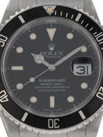 38761: Rolex Submariner, Ref. 16610, First Series 1987, Patina Dial, Original Set