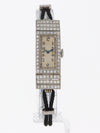 M39025: Audemars Piguet Platinum Vintage Ladies Diamond Watch