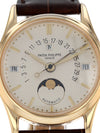 M39535: Patek Philippe 18k Retrograde Perpetual Calendar, Ref. 5050J, Patek box and Tiffany papers. Full 2023 Factory Service