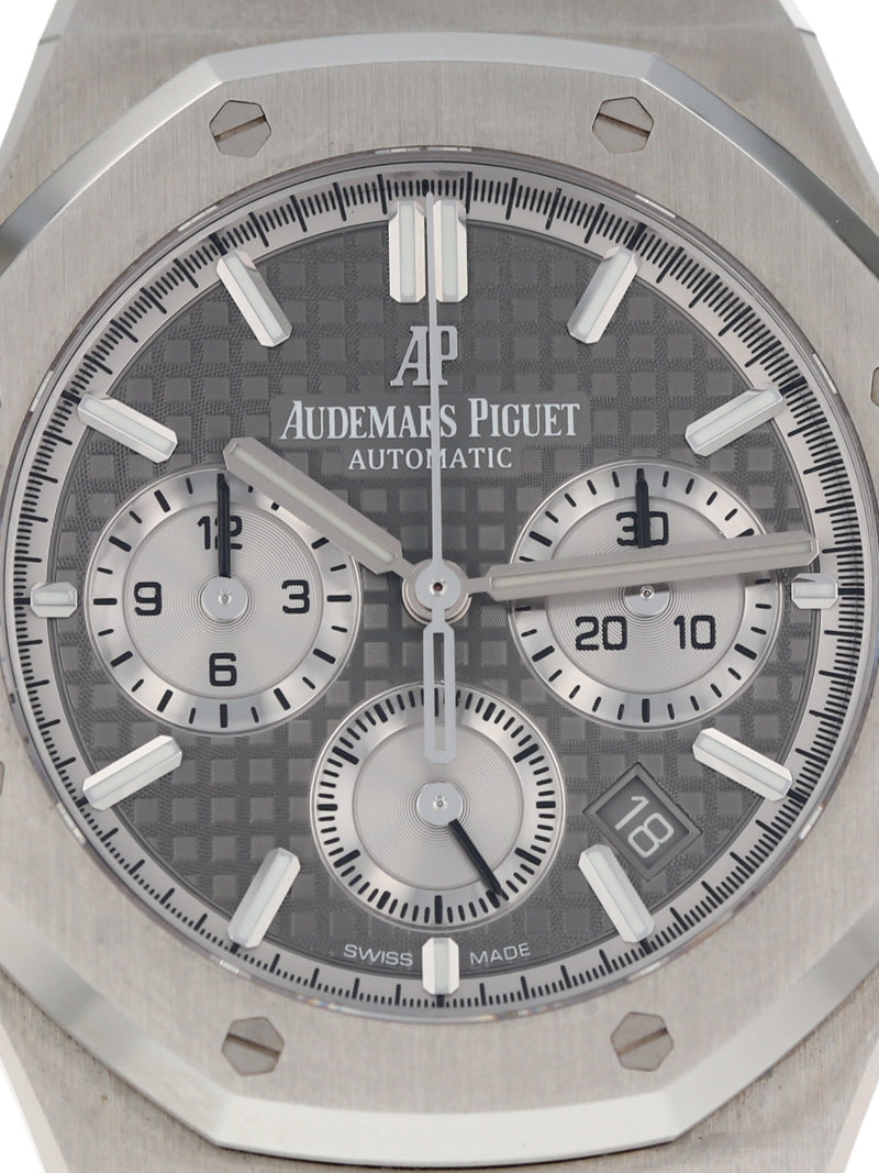 M39540: Audemars Piguet Royal Oak Chronograph, Ref. 26315ST, 2021 Full Set