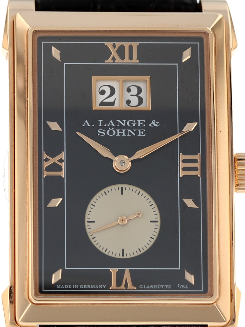 M39638: A. Lange & Sohne 18k Rose Gold Cabaret, Manual, Ref. 107.031, Box and Retailer's Warranty 2010