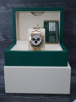M39728: Rolex 18k Yellow Gold Daytona, Ref. 116528, Box and 2013 Card "Panda Racing Dial"