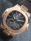 M39743: Patek Philippe 18k Rose Gold Nautilus, Ref. 5712R, Box and Papers 2012