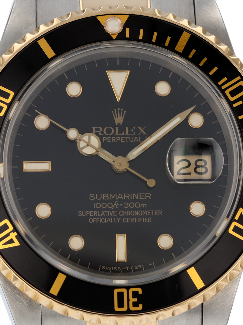 M39826: Rolex Rare Transitional Submariner 40, Ref. 16803, Circa 1986