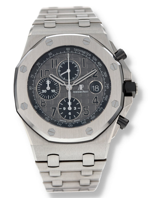 M40005: Audemars Piguet Royal Oak Offshore "Elephant", Ref. 26470ST, Box and 2017 Papers, AP 2024 Service