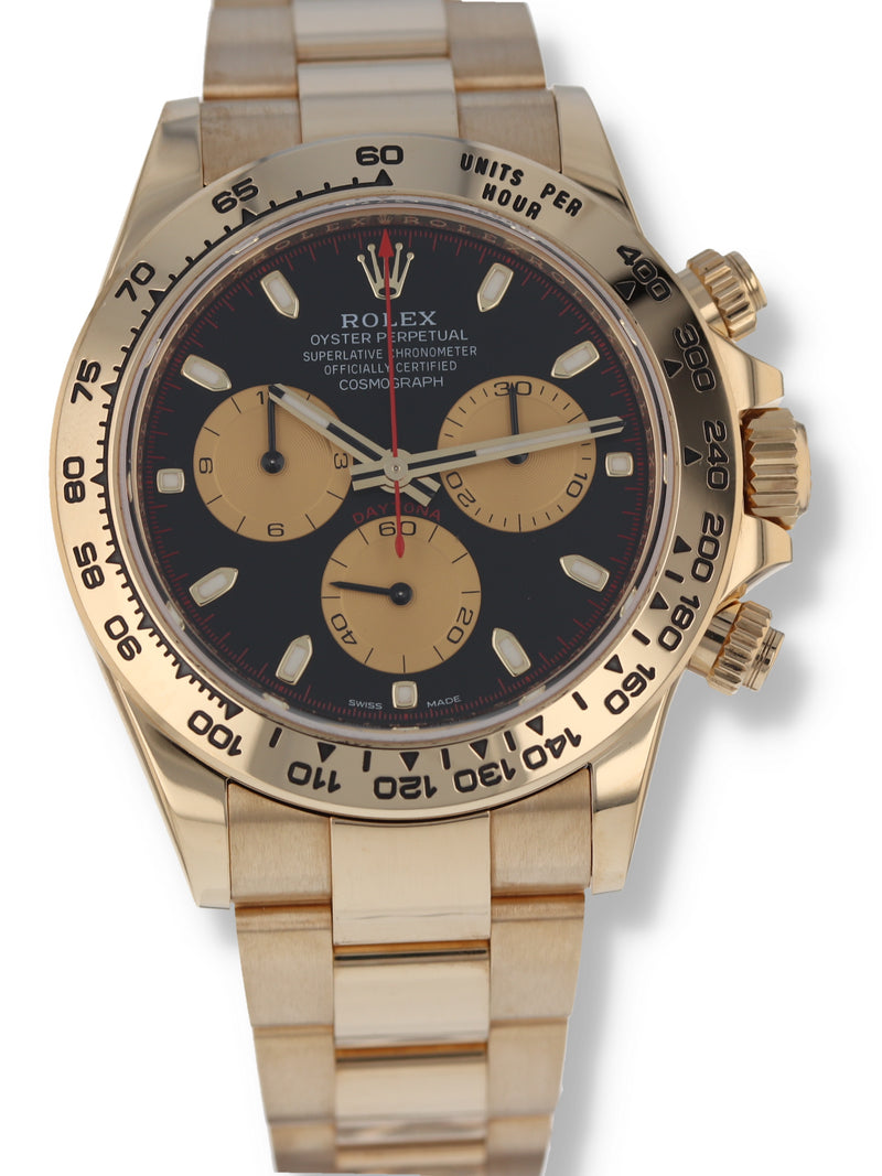 M40023: Rolex 18k Yellow Gold Daytona "Paul Newman", Ref. 116508, 2022 Full Set