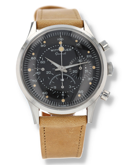 M40050: Wittnauer Vintage 1960's Professional Chronograph, Manual, Ref. 242T