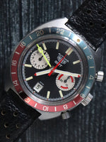 M40238: Heuer Autavia Vintage GMT, Manual, Rare Reference 741.603, Circa 1975