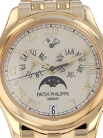 M40284: Patek Philippe 18k Yellow Gold Annual Calendar, Ref. 5036/1J-001, Patek Box and 2025 Service Paperwork