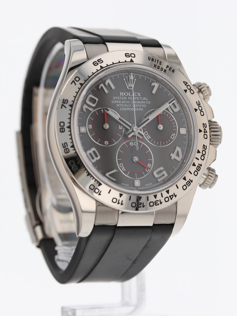 M40313: Rolex 18k White Gold Daytona, Ref. 116519, Circa 2009