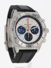 M40478: Breitling Chronomat B01 42, Ref. AB0134101G1A1, Box and Booklet, Unworn Steel Bracelet