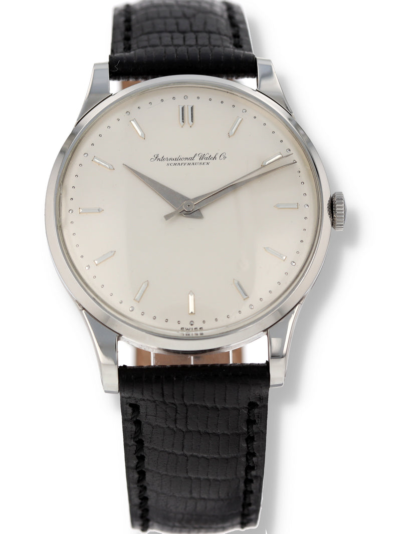 M40623: IWC Vintage 1950's Stainless Steel Wristwatch, Manual, Size 35mm