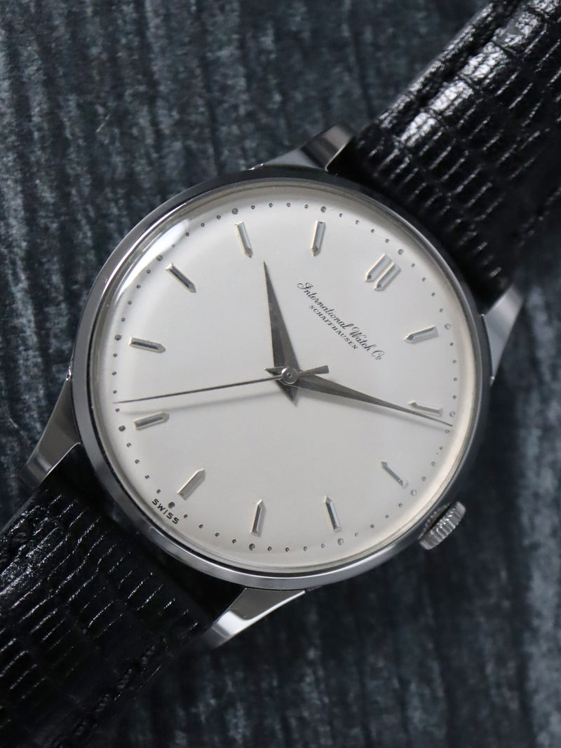M40623: IWC Vintage 1950's Stainless Steel Wristwatch, Manual, Size 35mm