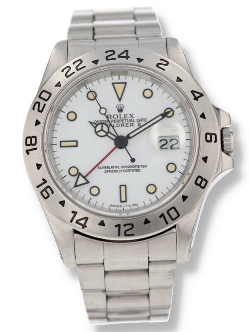M40666: Rolex Stainless Steel "Transitional" Explorer II, Ref. 16550, Circa 1988