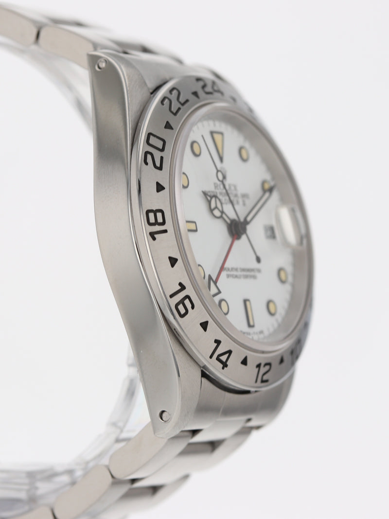 M40666: Rolex Stainless Steel "Transitional" Explorer II, Ref. 16550, Circa 1988