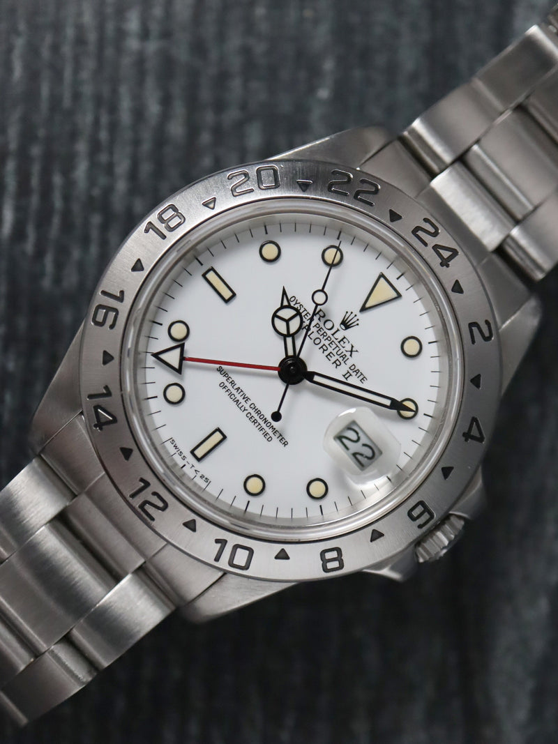 M40666: Rolex Stainless Steel "Transitional" Explorer II, Ref. 16550, Circa 1988