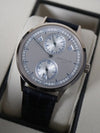 M40782: Patek 18k White Gold Annual Calendar Regulator, Ref. 5235G, Box and 2015 Papers