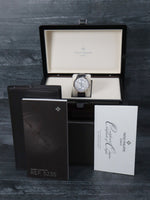 M40782: Patek 18k White Gold Annual Calendar Regulator, Ref. 5235G, Box and 2015 Papers