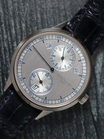 M40782: Patek 18k White Gold Annual Calendar Regulator, Ref. 5235G, Box and 2015 Papers