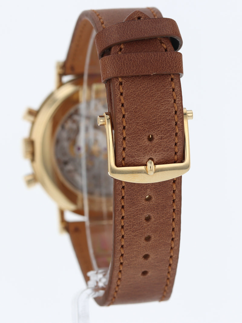 M41034: Breguet 18k Classique Perpetual Calendar Chronograph, Ref. 3617, Box and Papers