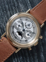 M41034: Breguet 18k Classique Perpetual Calendar Chronograph, Ref. 3617, Box and Papers