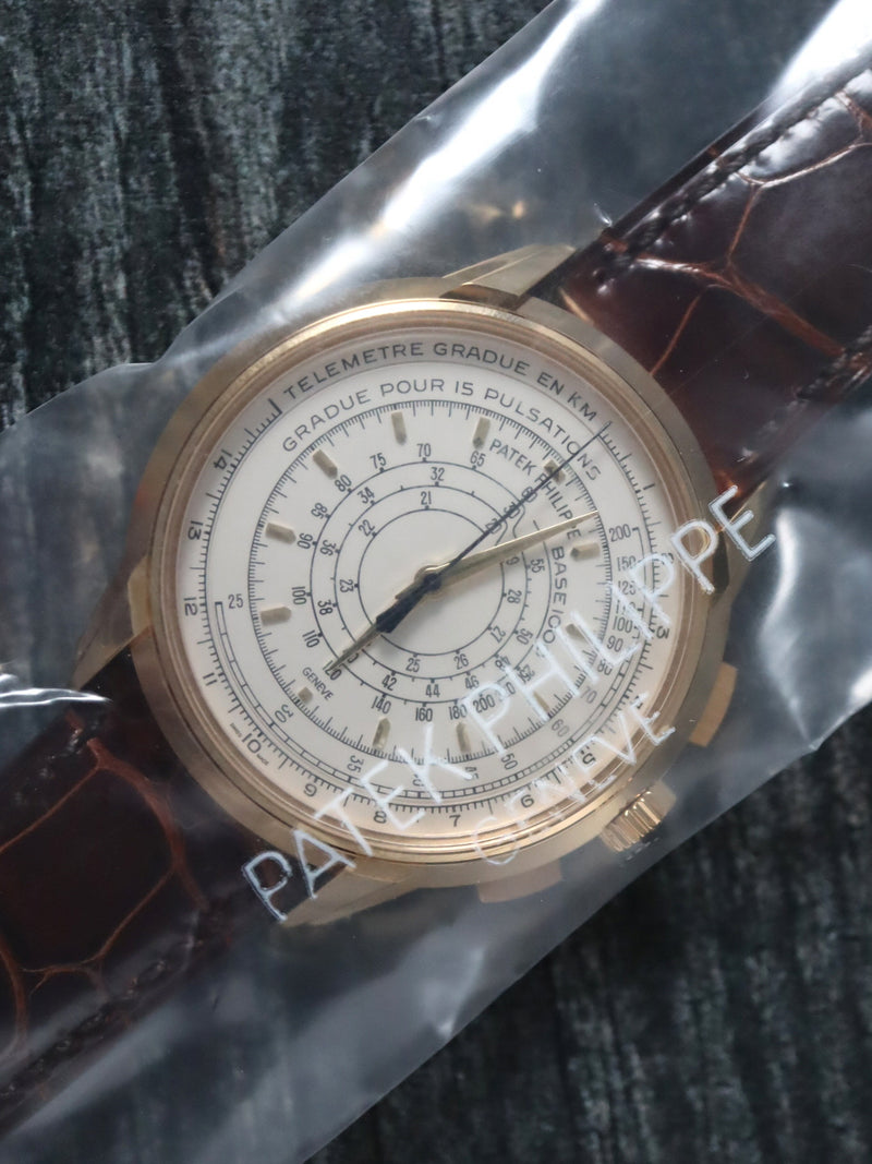 M41116: Patek Philippe 18k yellow gold 175th Anniversary Chronograph, 5975J-001, Full Set 2015 SEALED
